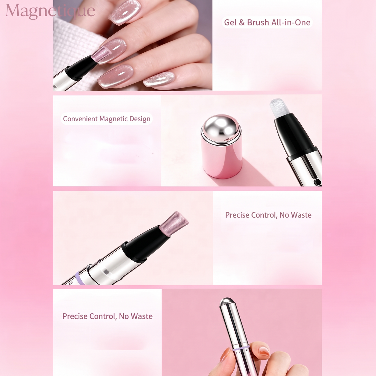 Magnetique™ 7-In-1 Magnetic Cat Eye Nail Gel Pen Portable